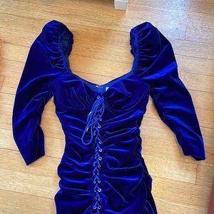 Oh Polly Velvet Dress